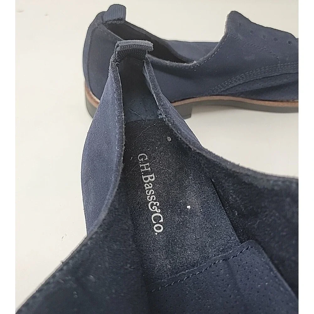 Gh Bass Blue Suede Men's Derby/oxford Casual Shoes Size 7.5 M
